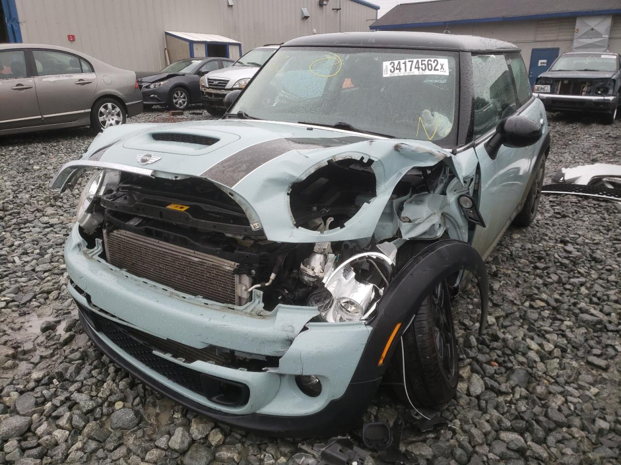 Photo 2 from auction – 2012 MINI COOPER S with VIN WMWSV3C59CTY27997