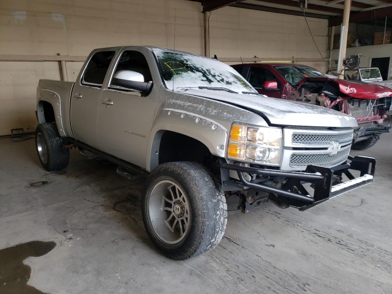 CHEVROLET SILVERADO 2013 with VIN 3GCPKTE76DG163141 - Photo from auction