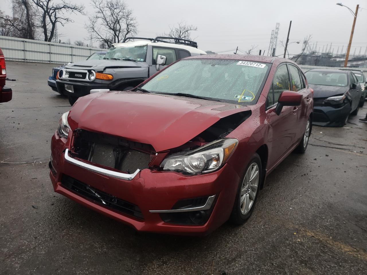 Photo 2 from auction – 2015 SUBARU IMPREZA PR with VIN JF1GPAC65FH210416