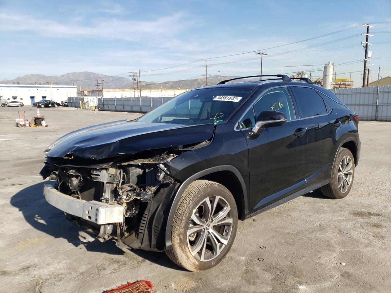 Photo 2 from auction – 2019 LEXUS RX 350 BAS with VIN 2T2ZZMCA9KC129397