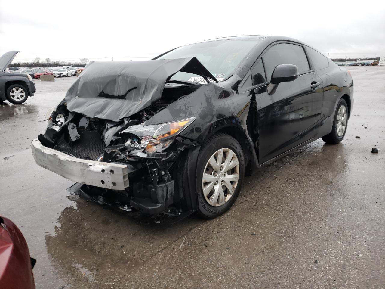 Photo 2 from auction – 2012 HONDA CIVIC LX with VIN 2HGFG3B50CH520653