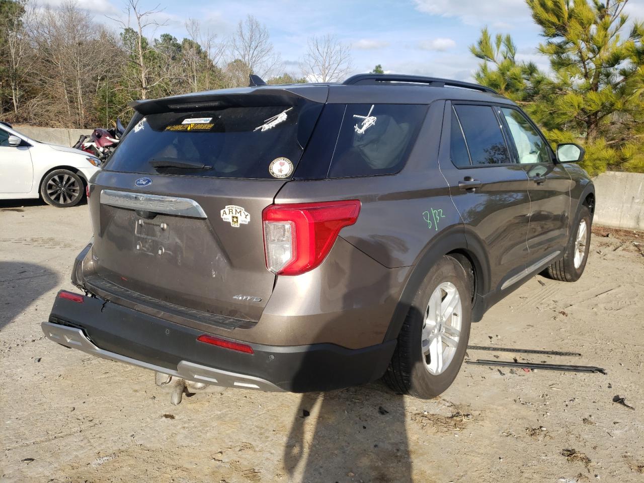 Photo 4 from auction – 2021 FORD EXPLORER X with VIN 1FMSK8DH1MGA53848