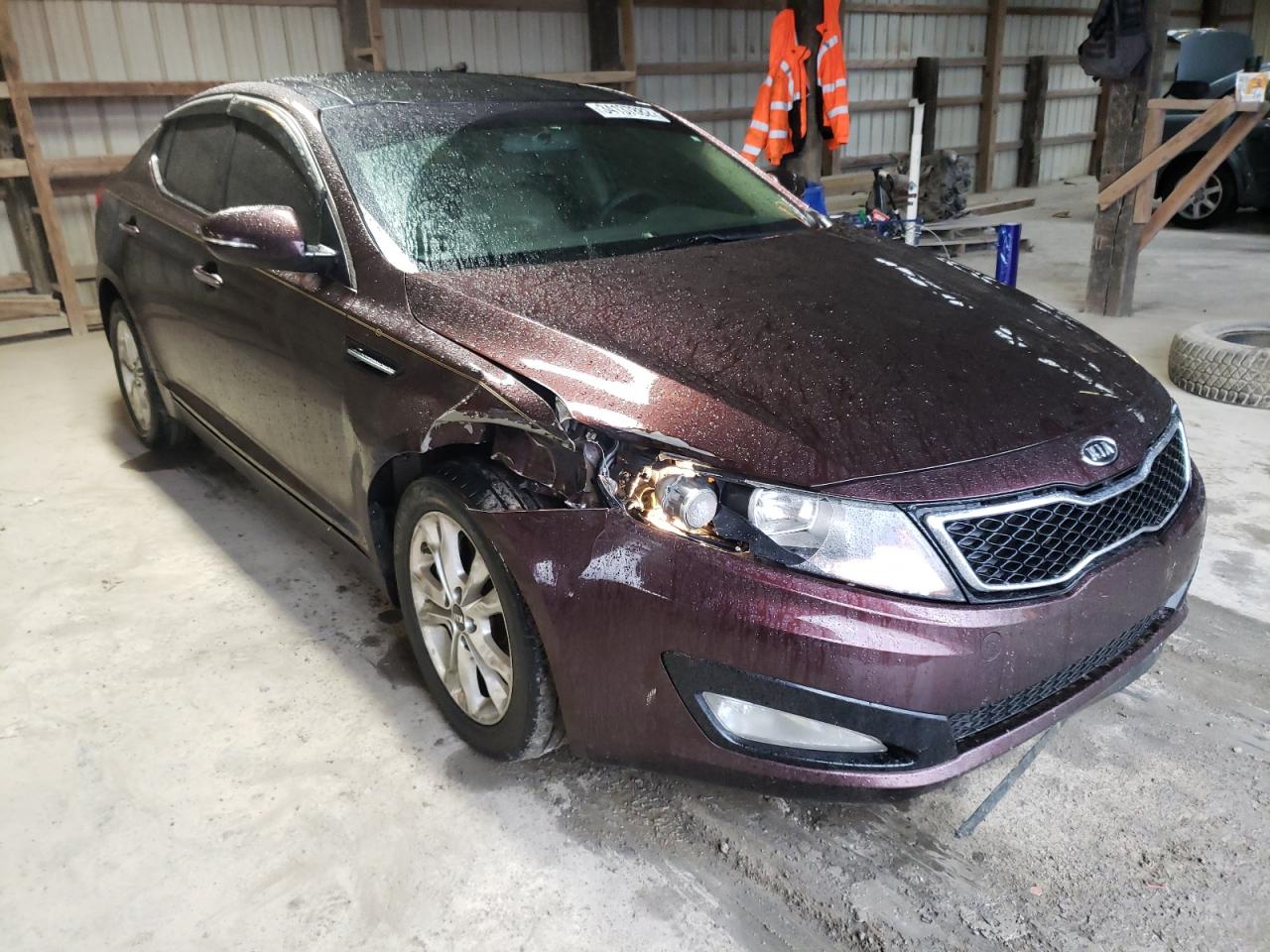 KIA OPTIMA EX 2011 with VIN KNAGN4A64B5135365 - Photo from auction