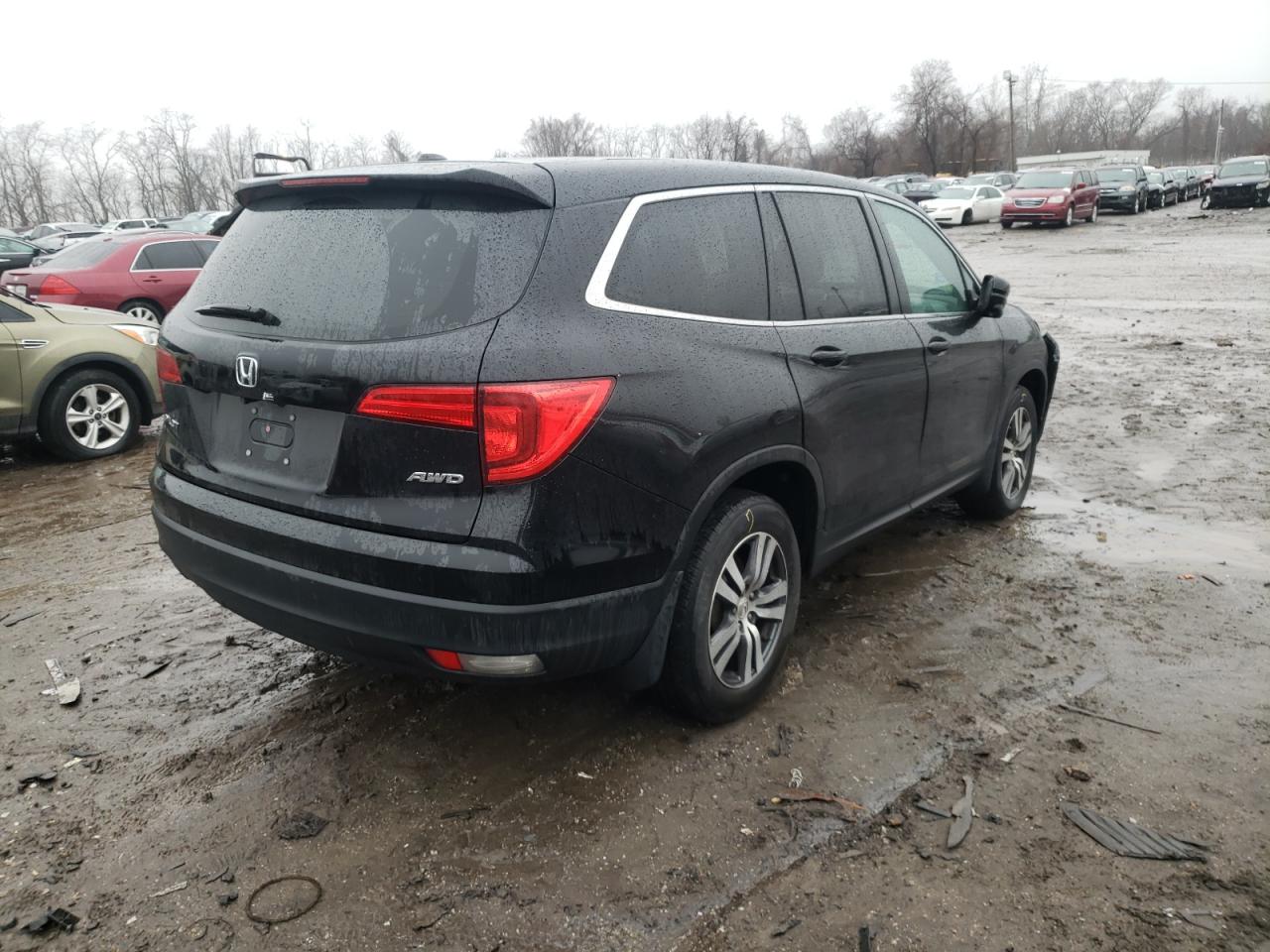 Photo 4 from auction – 2017 HONDA PILOT EX with VIN 5FNYF6H3XHB081296
