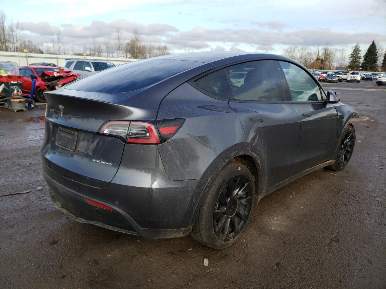 Photo 4 from auction – 2020 TESLA MODEL Y with VIN 5YJYGDEE3LF022509