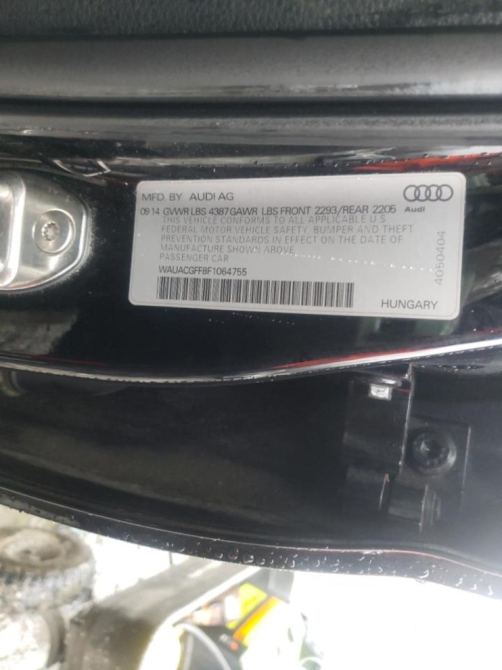 Photo 10 from auction – 2015 AUDI A3 PREMIUM with VIN WAUACGFF8F1064755