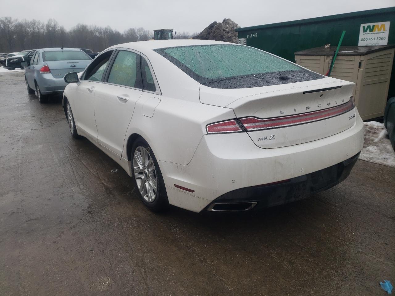 Photo 3 from auction – 2016 LINCOLN MKZ with VIN 3LN6L2J93GR606151
