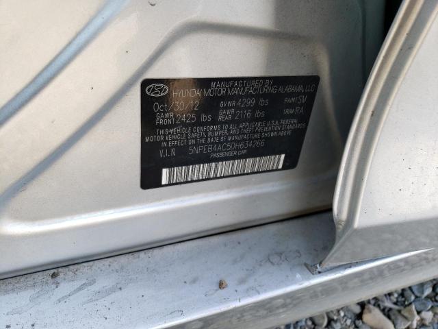 Photo 10 from auction – 2013 HYUNDAI SONATA GLS with VIN 5NPEB4AC5DH634266