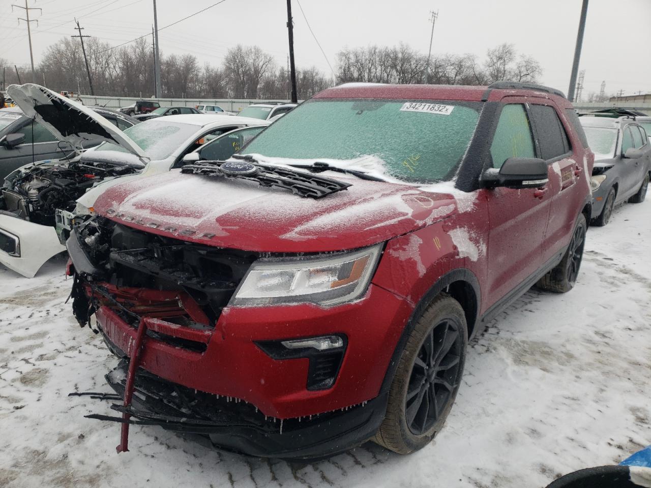 Photo 2 from auction – 2018 FORD EXPLORER X with VIN 1FM5K8D88JGA65732