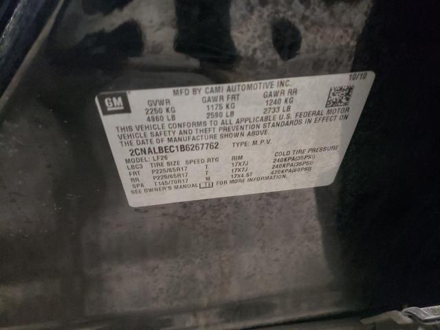 Photo 10 from auction – 2011 CHEVROLET EQUINOX LS with VIN 2CNALBEC1B6267762