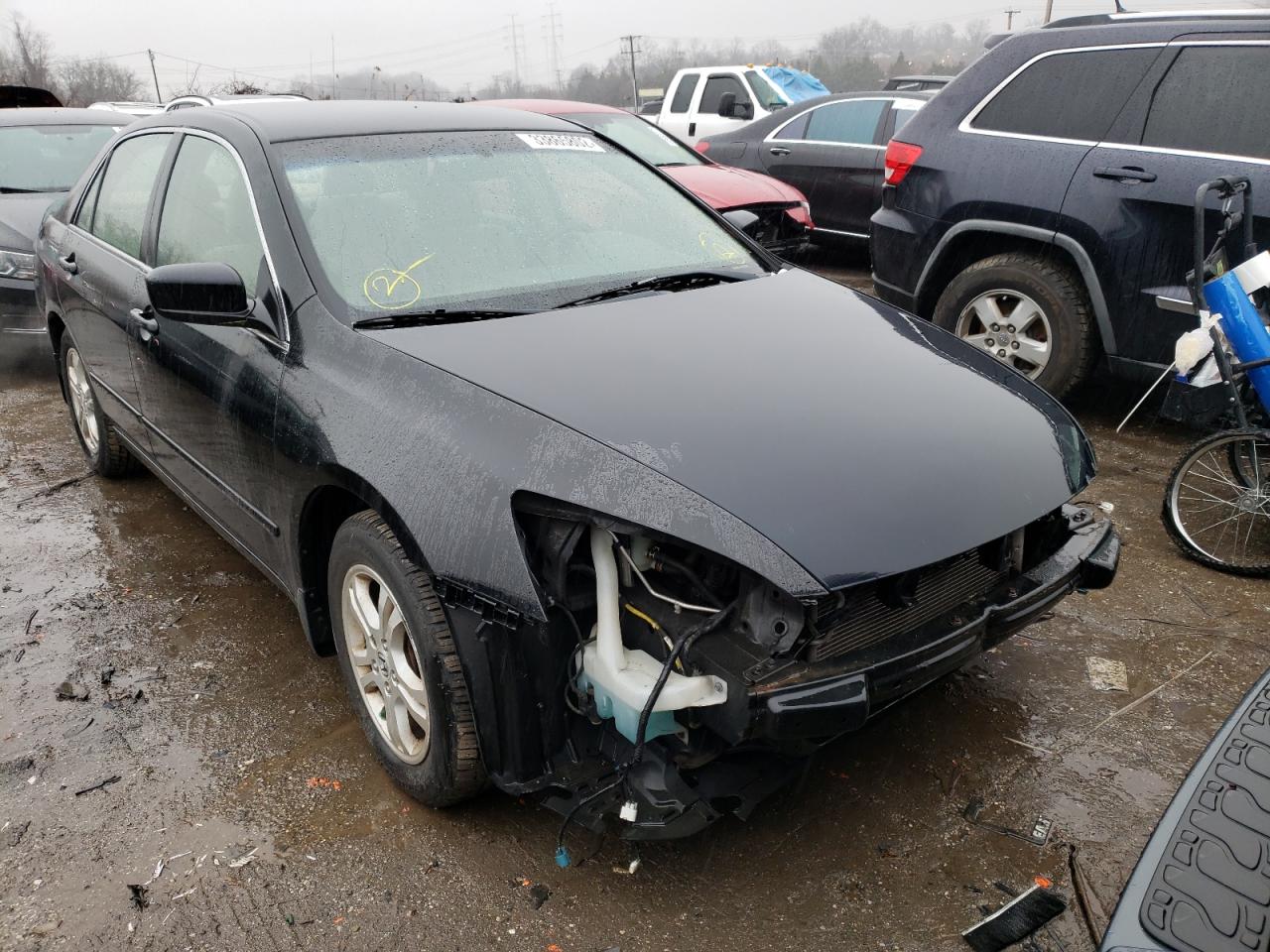 HONDA ACCORD SE 2007 with VIN JHMCM56307C018571 - Photo from auction