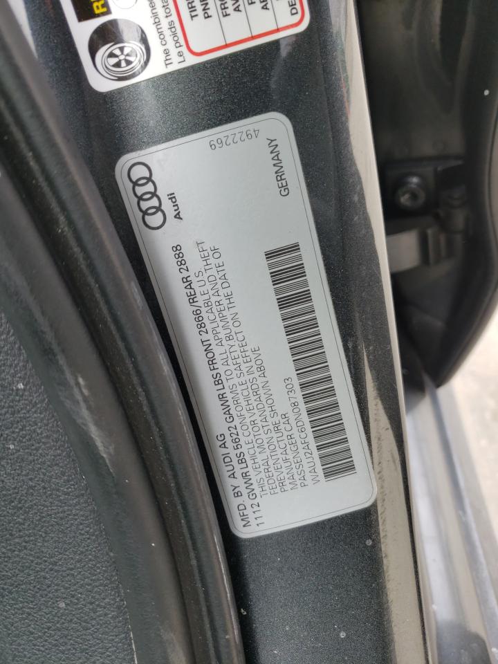 Photo 10 from auction – 2013 AUDI S6 with VIN WAUJ2AFC6DN087303