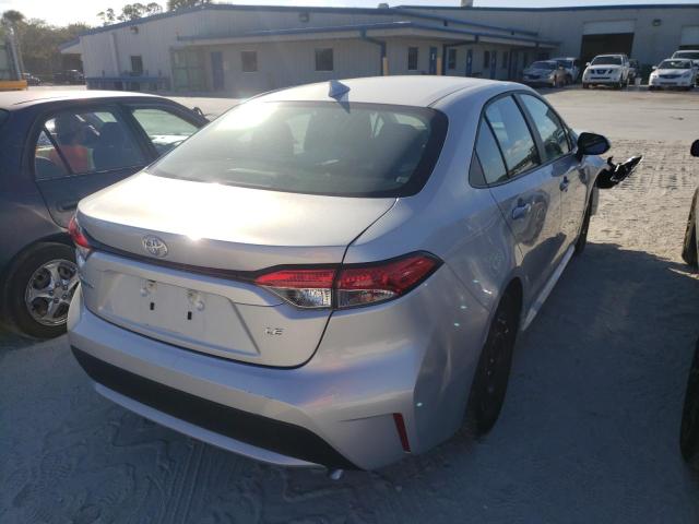 Photo 4 from auction – 2021 TOYOTA COROLLA LE with VIN 5YFEPMAE6MP152900