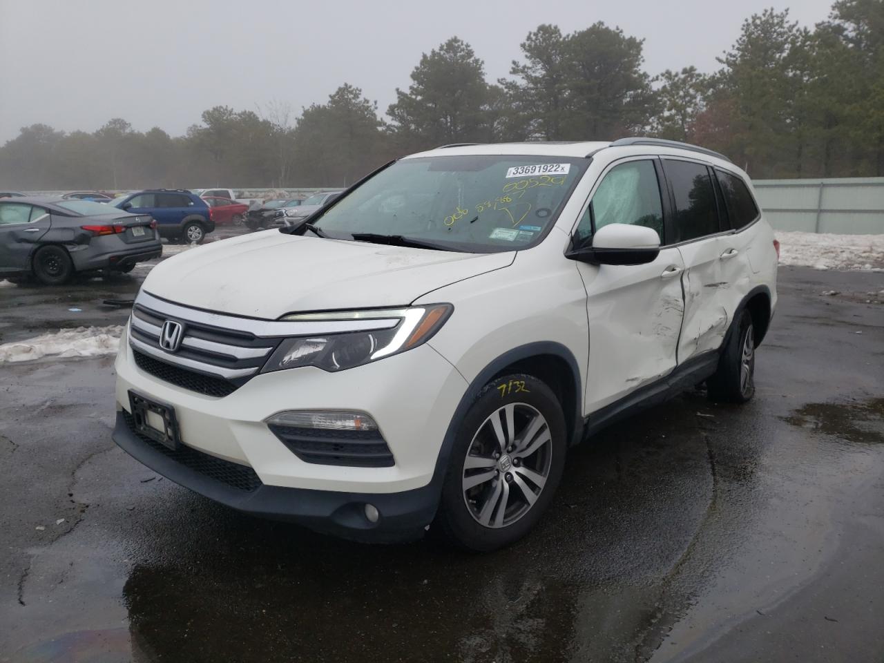 Photo 2 from auction – 2016 HONDA PILOT EXL with VIN 5FNYF6H88GB005201