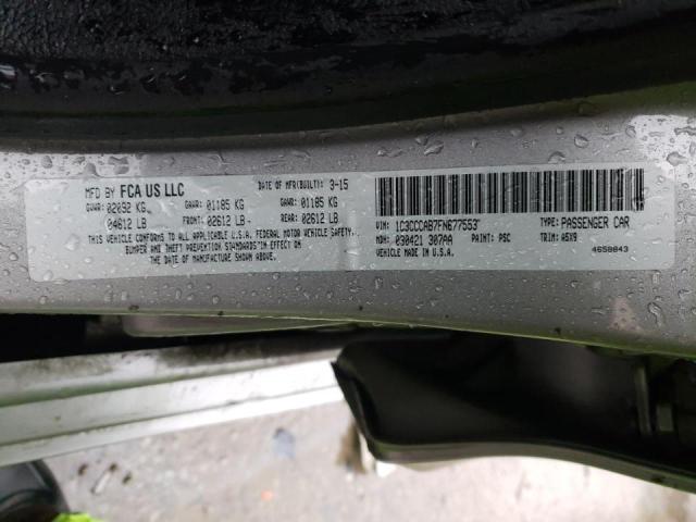 Photo 10 from auction – 2015 CHRYSLER 200 LIMITE with VIN 1C3CCCAB7FN677553