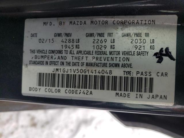 Photo 10 from auction – 2016 MAZDA 6 TOURING with VIN JM1GJ1V50G1414048