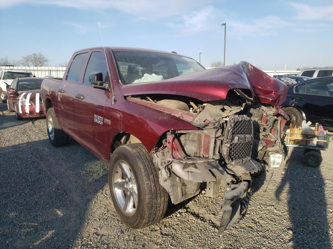 RAM 1500 ST 2017 with VIN 3C6RR6KT8HG598893 - Photo from auction