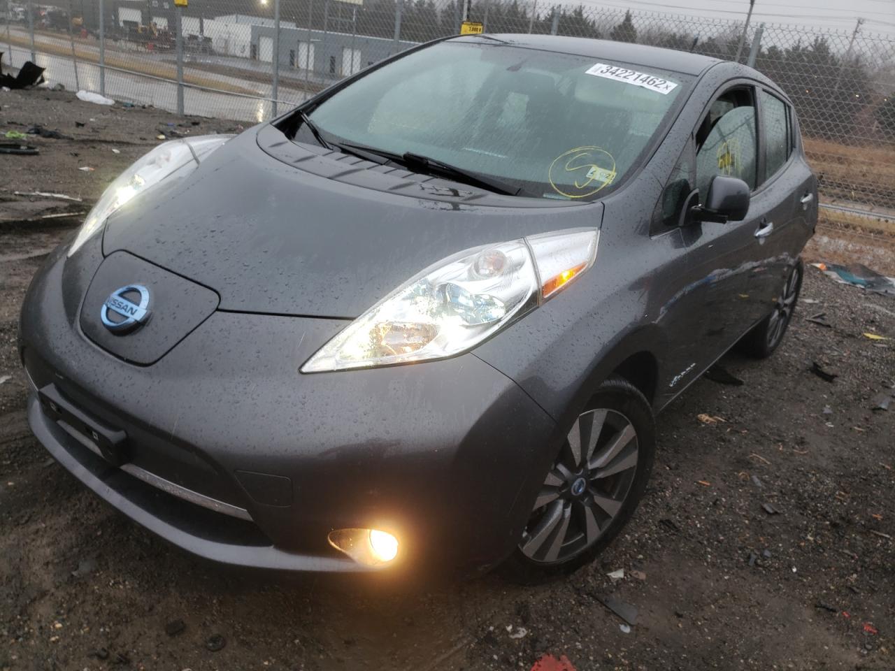 Photo 2 from auction – 2013 NISSAN LEAF S with VIN 1N4AZ0CP6DC421346