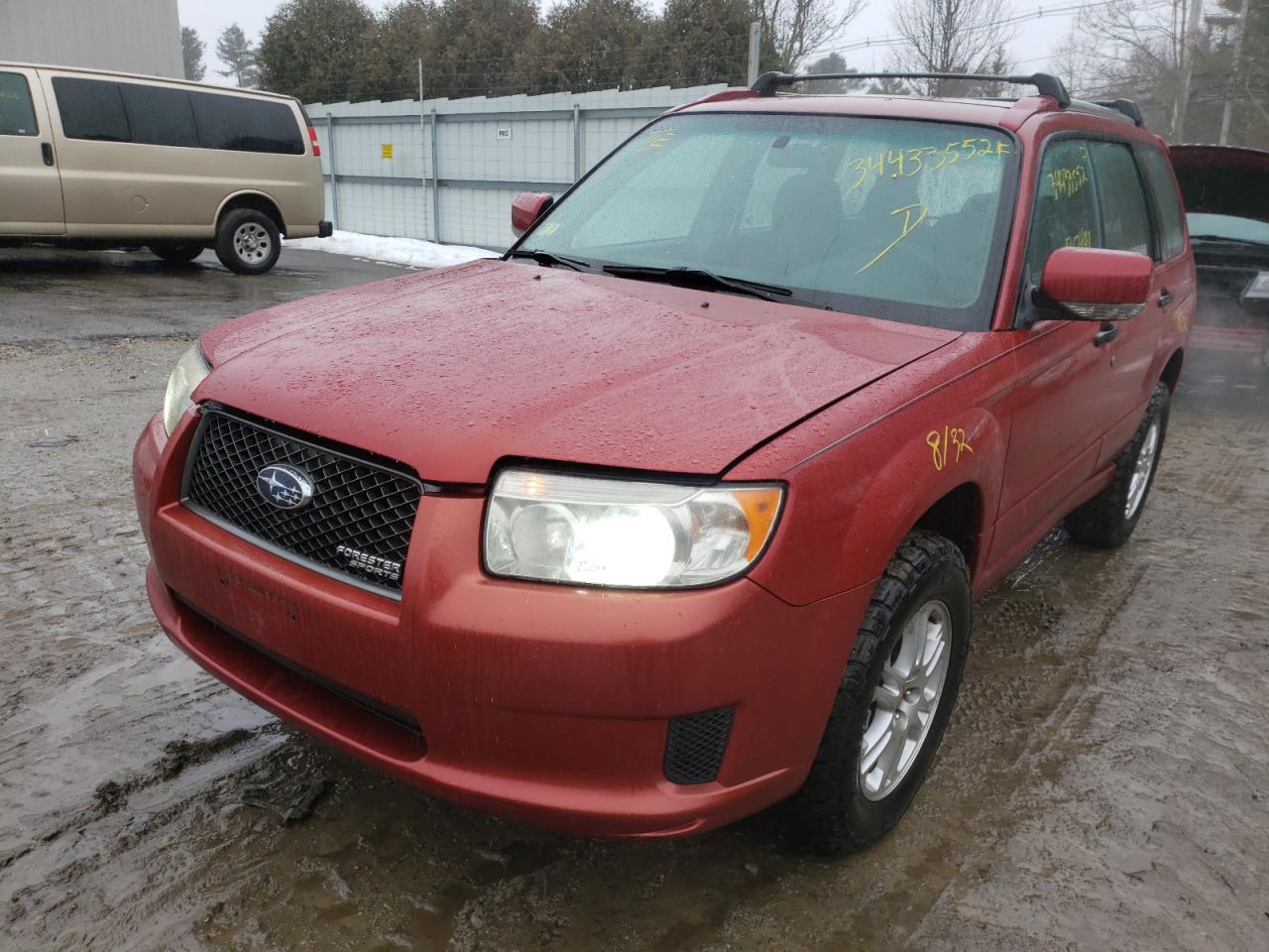 Photo 2 from auction – 2008 SUBARU FORESTER S with VIN JF1SG66668G718891