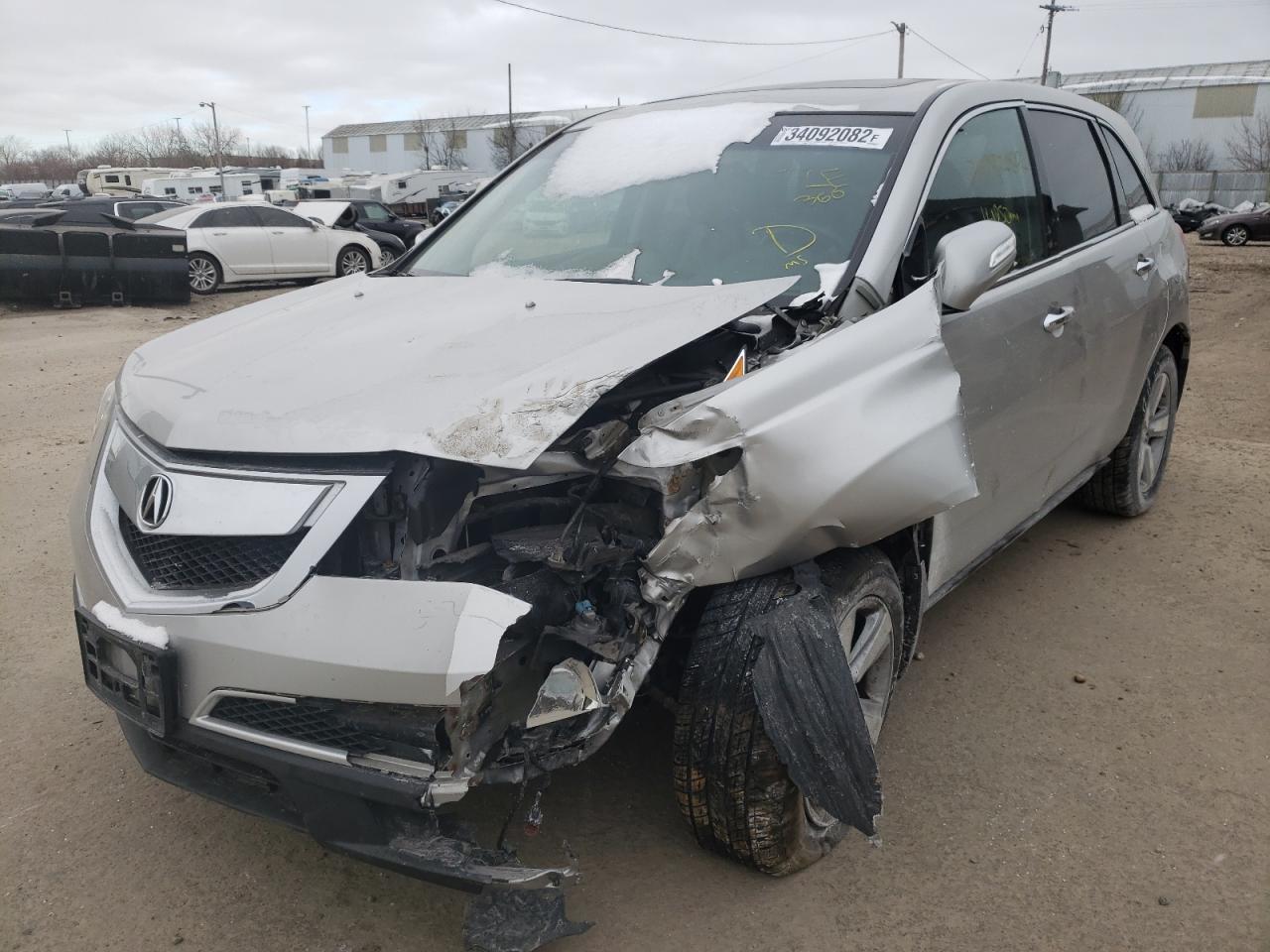 Photo 2 from auction – 2010 ACURA MDX TECHNO with VIN 2HNYD2H46AH524447