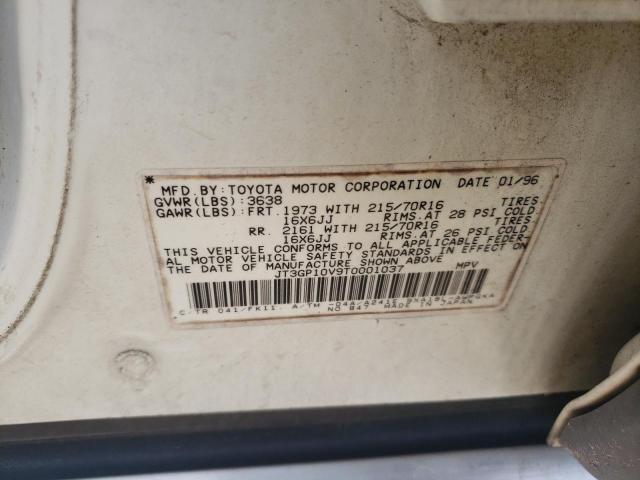 TOYOTA RAV4 1996 with VIN JT3GP10V9T0001037 - Photo from auction