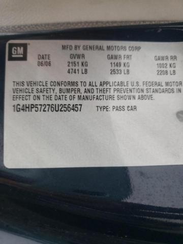 Photo 10 from auction – 2006 BUICK LUCERNE CX with VIN 1G4HP57276U256457