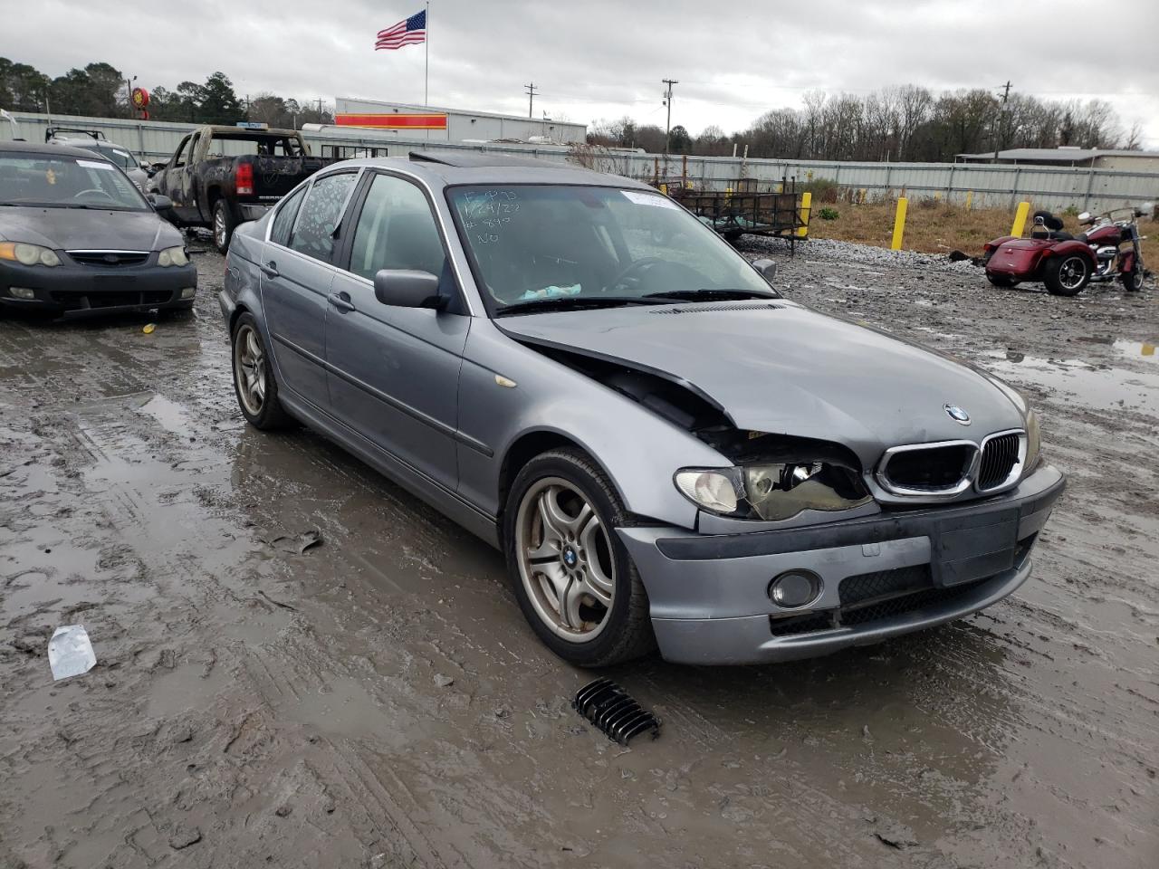 BMW 330 I 2005 with VIN WBAEV53425KM08799 - Photo from auction