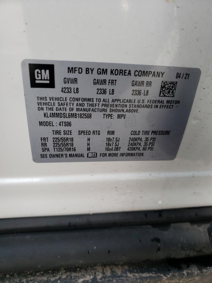Photo 10 from auction – 2021 BUICK ENCORE GX with VIN KL4MMDSL6MB182568