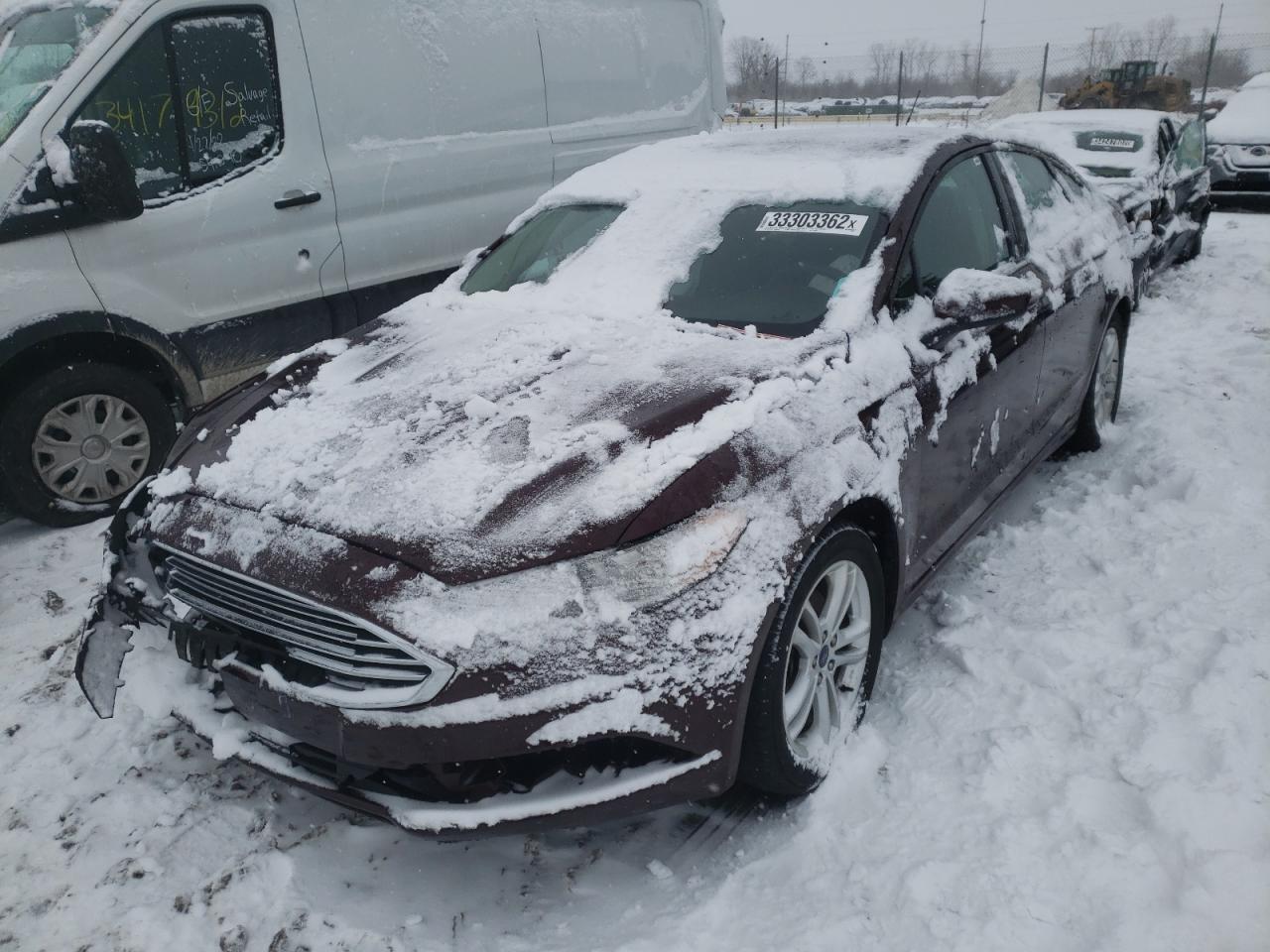 Photo 2 from auction – 2018 FORD FUSION SE with VIN 3FA6P0H73JR190858