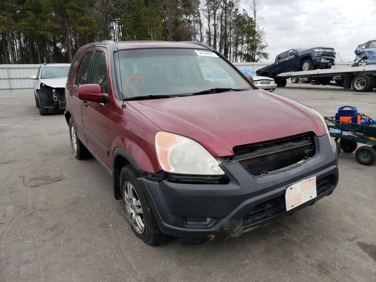 HONDA CR-V EX 2004 with VIN SHSRD78824U240083 - Photo from auction