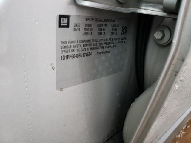Photo 10 from auction – 2014 CHEVROLET VOLT with VIN 1G1RF6E49EU174534