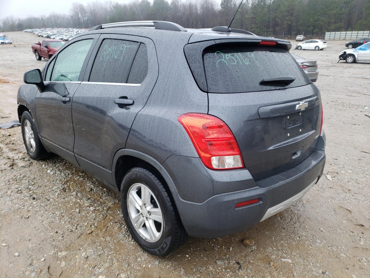 Photo 3 from auction – 2016 CHEVROLET TRAX 1LT with VIN 3GNCJLSB0GL141942