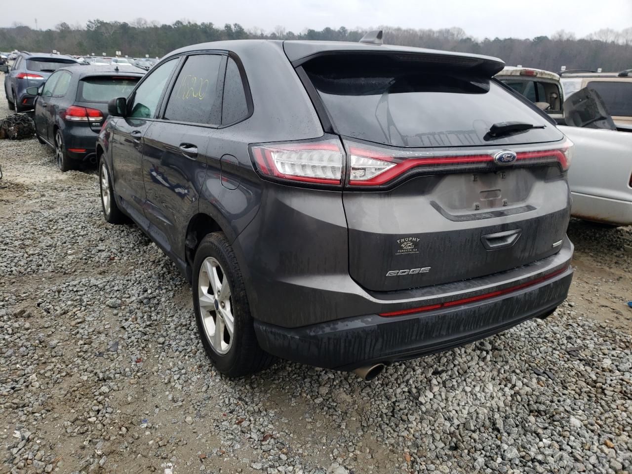 Photo 3 from auction – 2015 FORD EDGE SE with VIN 2FMTK3G97FBC22082