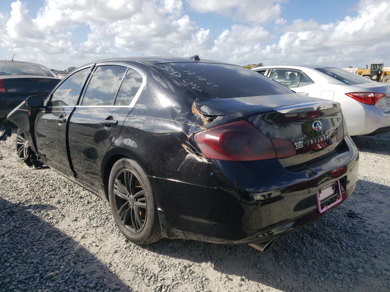 Photo 3 from auction – 2012 INFINITI G37 BASE with VIN JN1CV6AP2CM933041