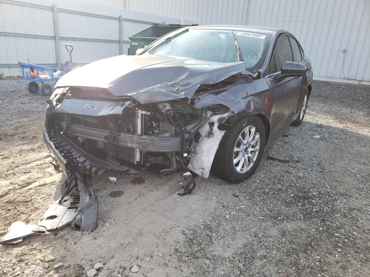 Photo 2 from auction – 2017 FORD FUSION S with VIN 3FA6P0G78HR154630