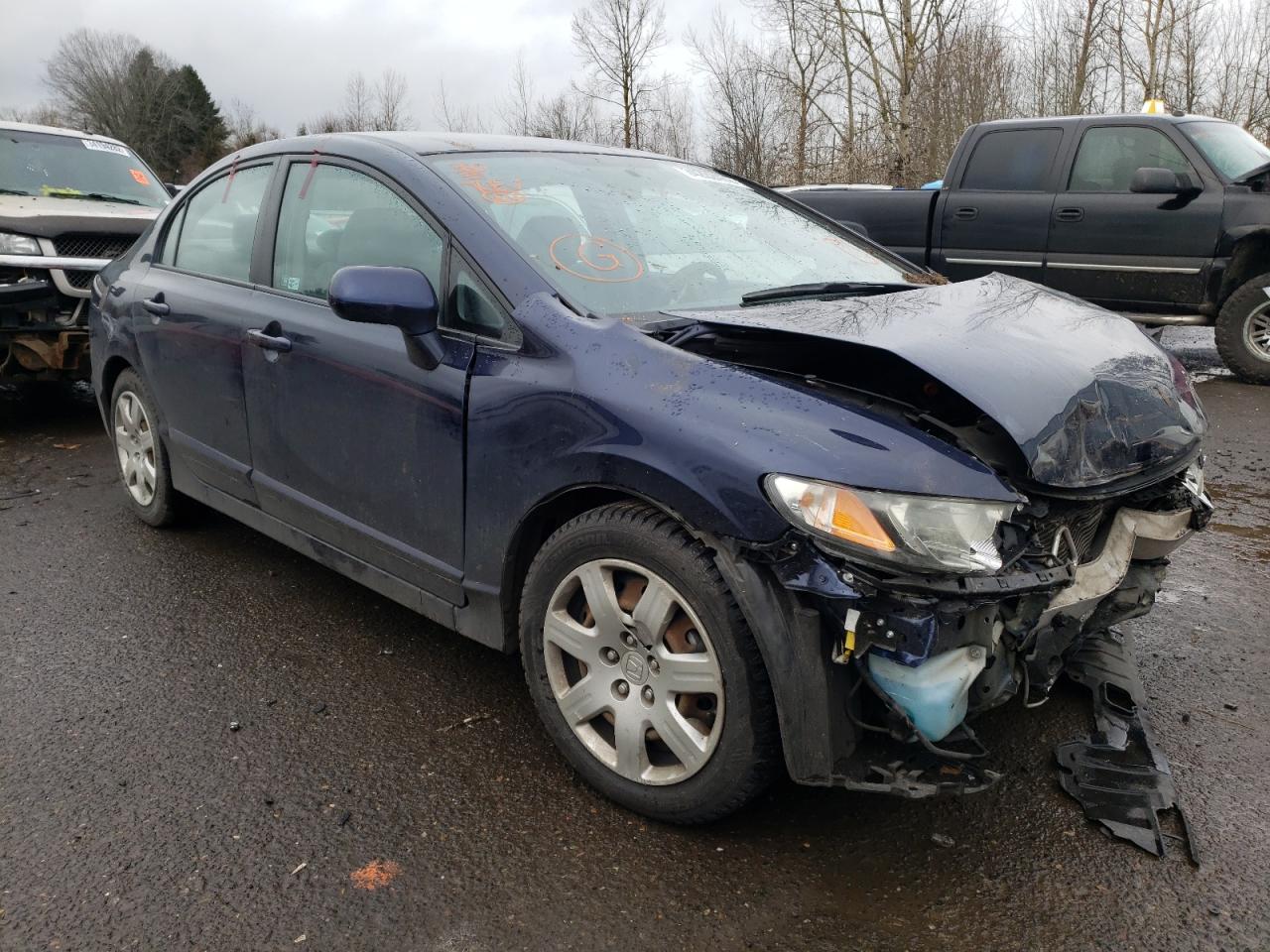 HONDA CIVIC LX 2010 with VIN 19XFA1F52AE076635 - Photo from auction