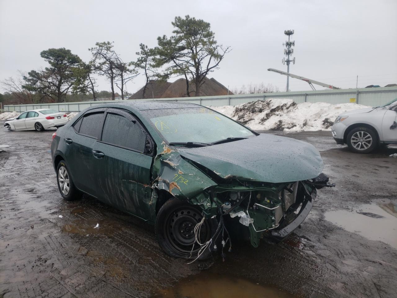 TOYOTA COROLLA 2015 with VIN 2T1BURHE1FC411181 - Photo from auction