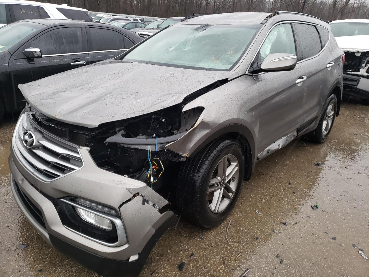 Photo 2 from auction – 2018 HYUNDAI SANTA FE S with VIN 5NMZU3LBXJH098000