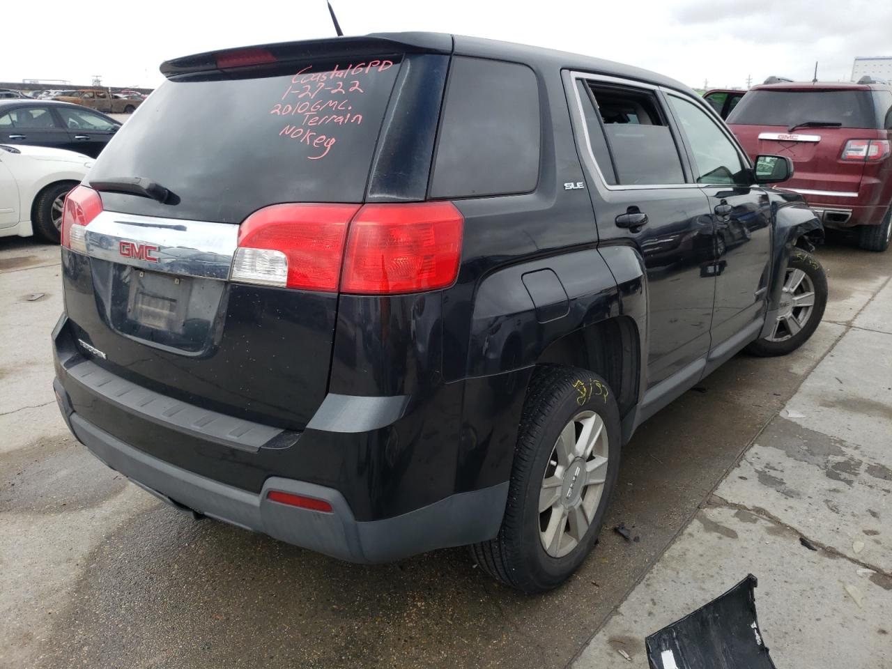 Photo 4 from auction – 2010 GMC TERRAIN SL with VIN 2CTALBEW9A6297528