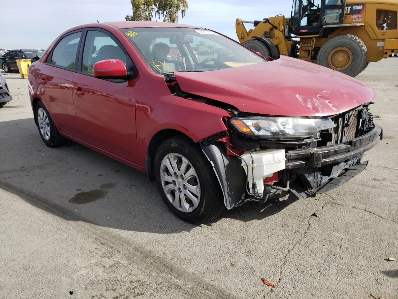 KIA FORTE EX 2013 with VIN KNAFU4A24D5725970 - Photo from auction