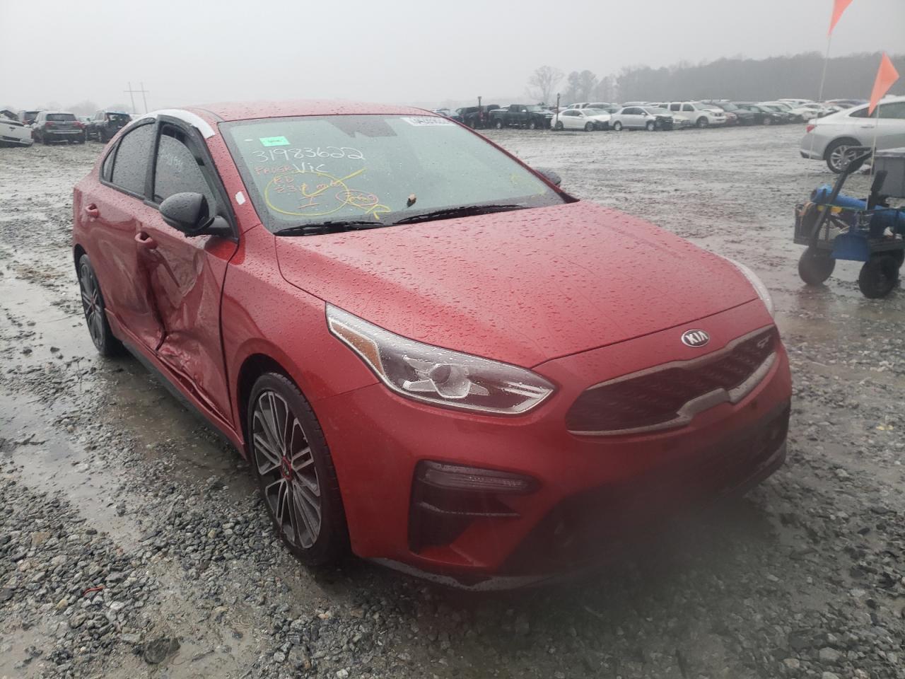 KIA FORTE GT 2021 with VIN 3KPF44AC8ME395086 - Photo from auction