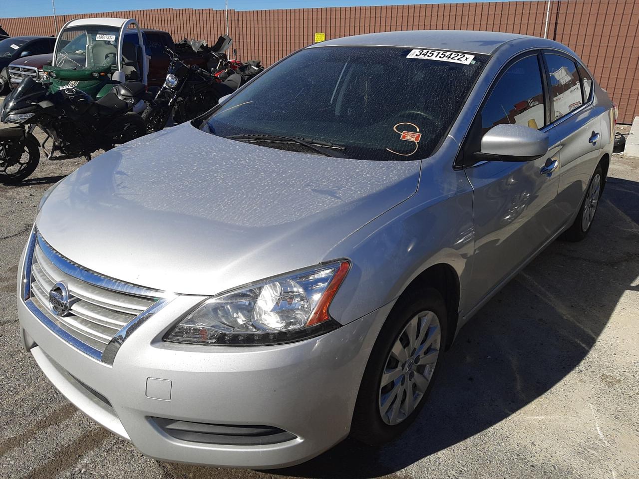 Photo 2 from auction – 2014 NISSAN SENTRA S with VIN 3N1AB7AP6EL669406