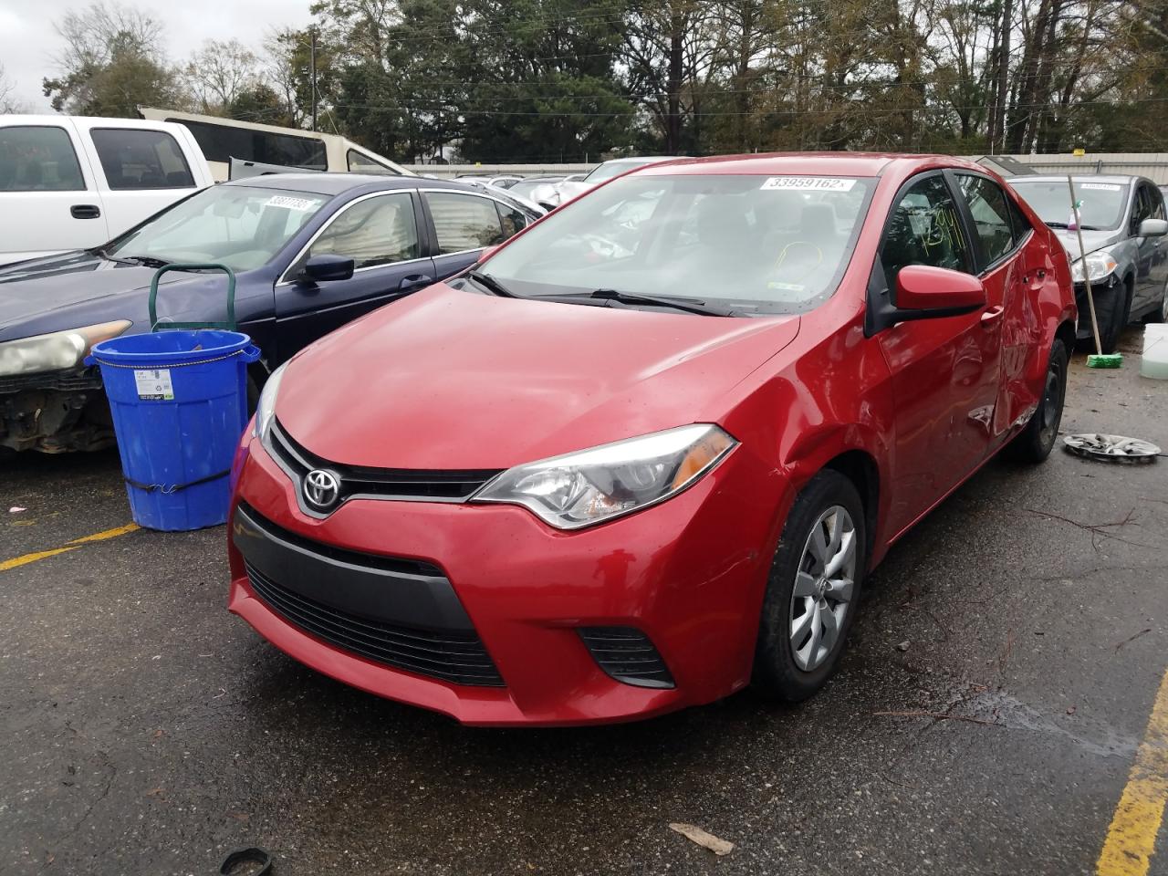 Photo 2 from auction – 2016 TOYOTA COROLLA L with VIN 5YFBURHE4GP469738
