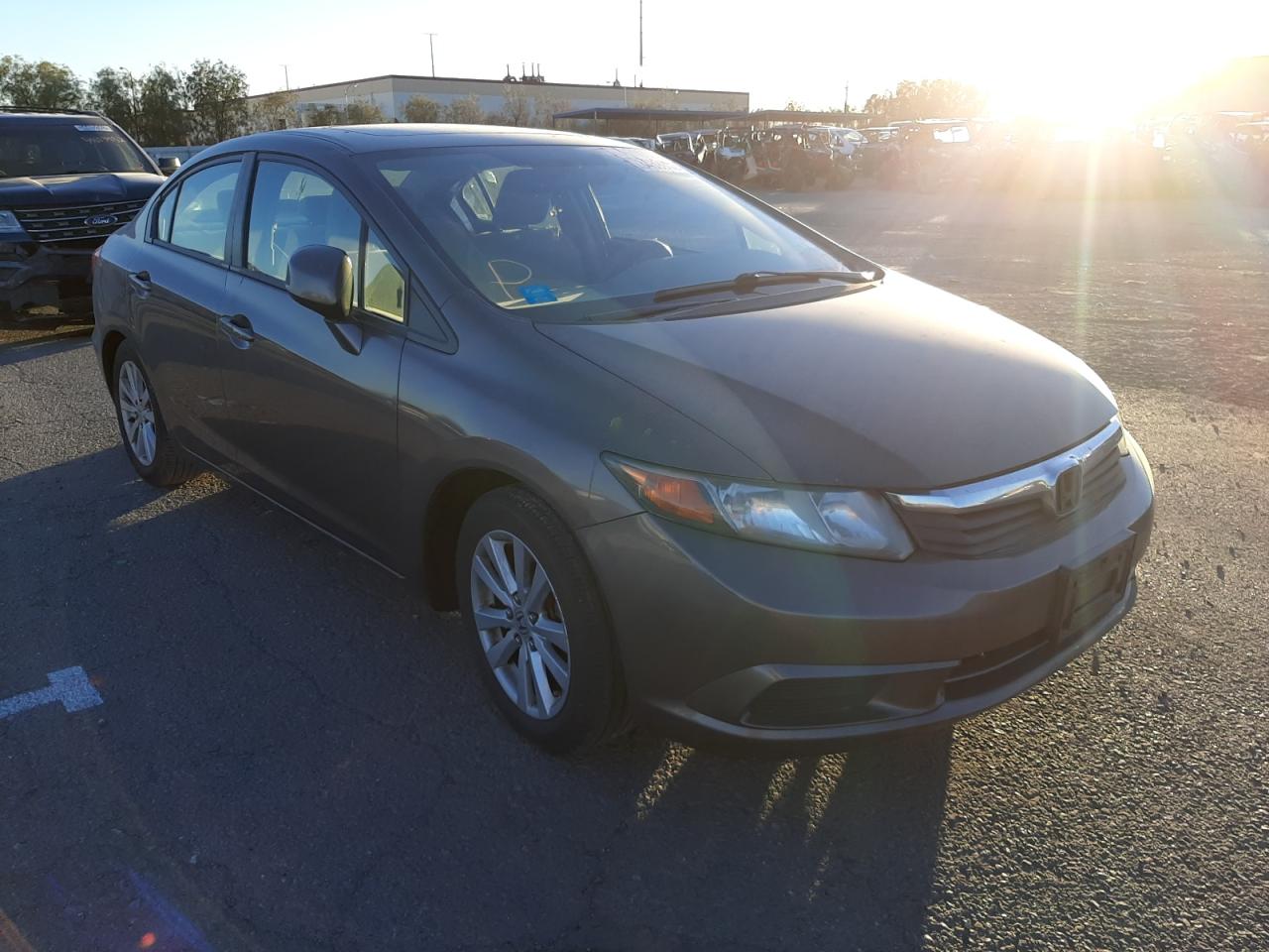 HONDA CIVIC EX 2012 with VIN 2HGFB2F88CH607102 - Photo from auction