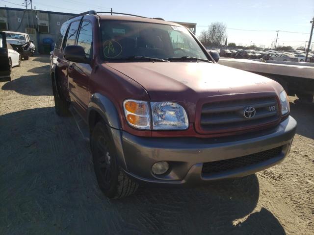 TOYOTA SEQUOIA SR 2004 with VIN 5TDZT34A44S213992 - Photo from auction