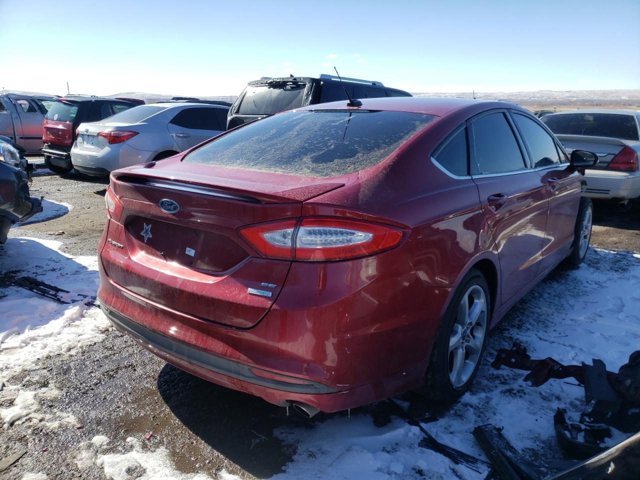 Photo 4 from auction – 2014 FORD FUSION SE with VIN 3FA6P0HDXER181957
