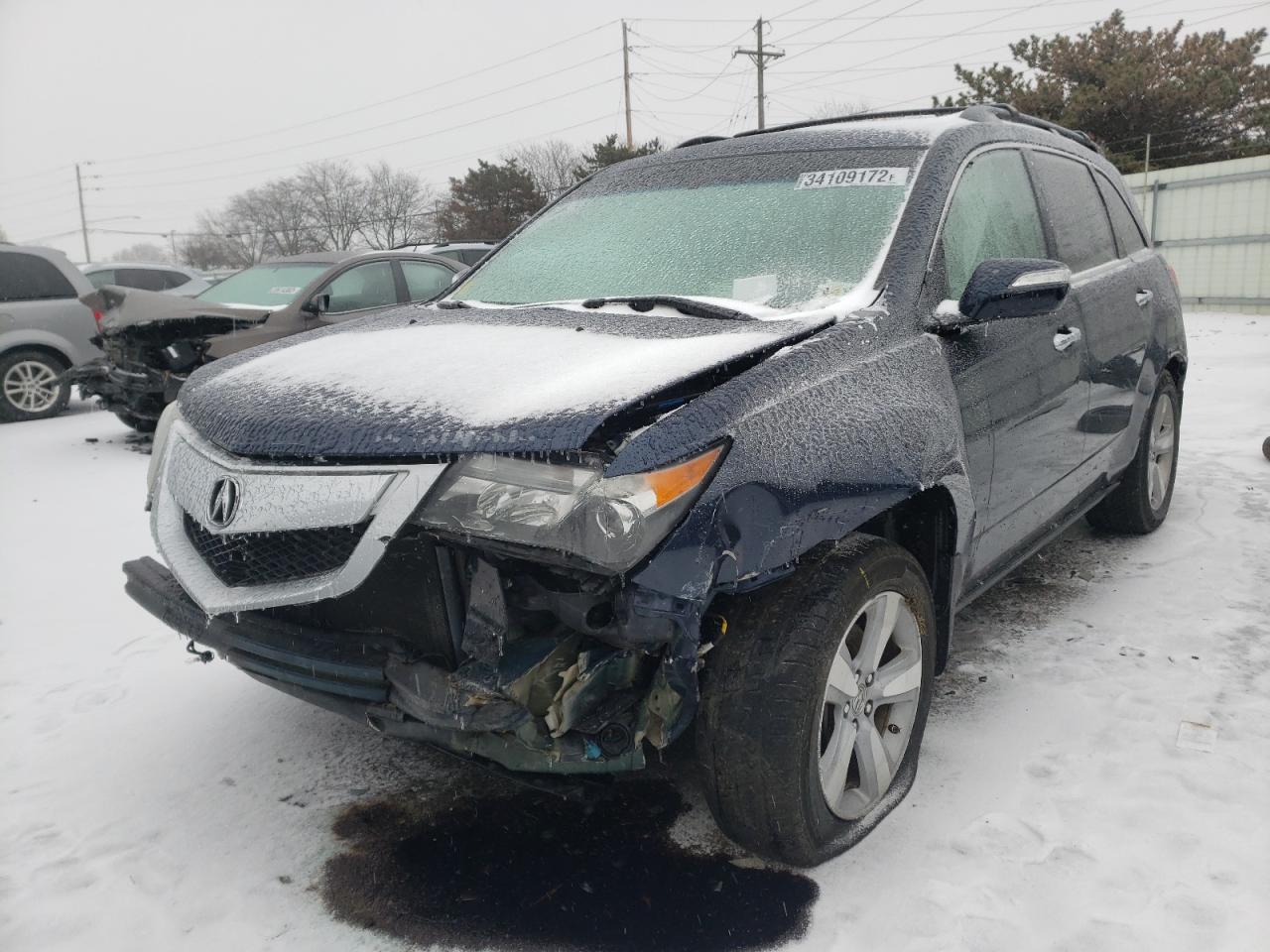 Photo 2 from auction – 2012 ACURA MDX TECHNO with VIN 2HNYD2H31CH515195