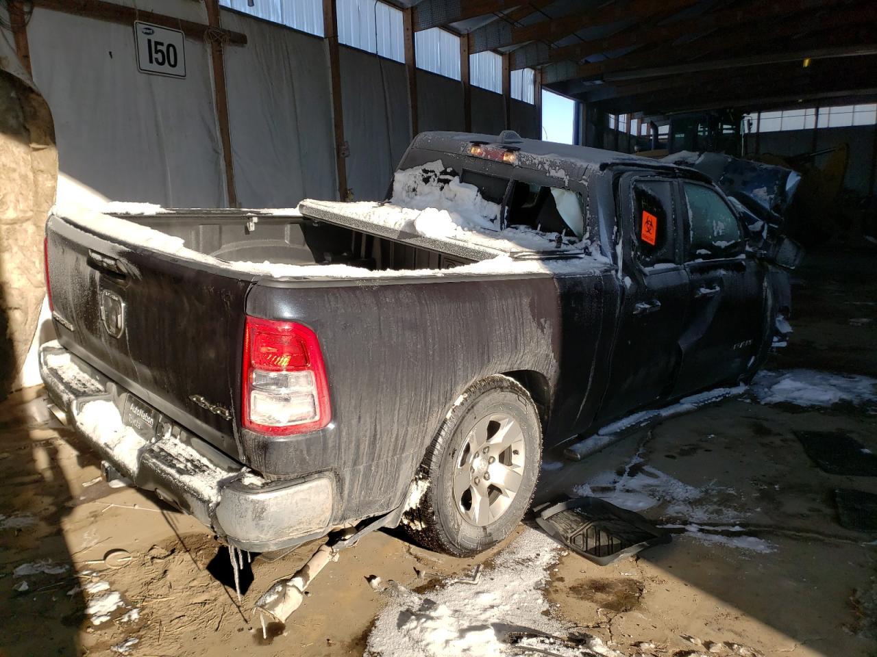 Photo 4 from auction – 2019 RAM 1500 BIG H with VIN 1C6SRFBT5KN761659