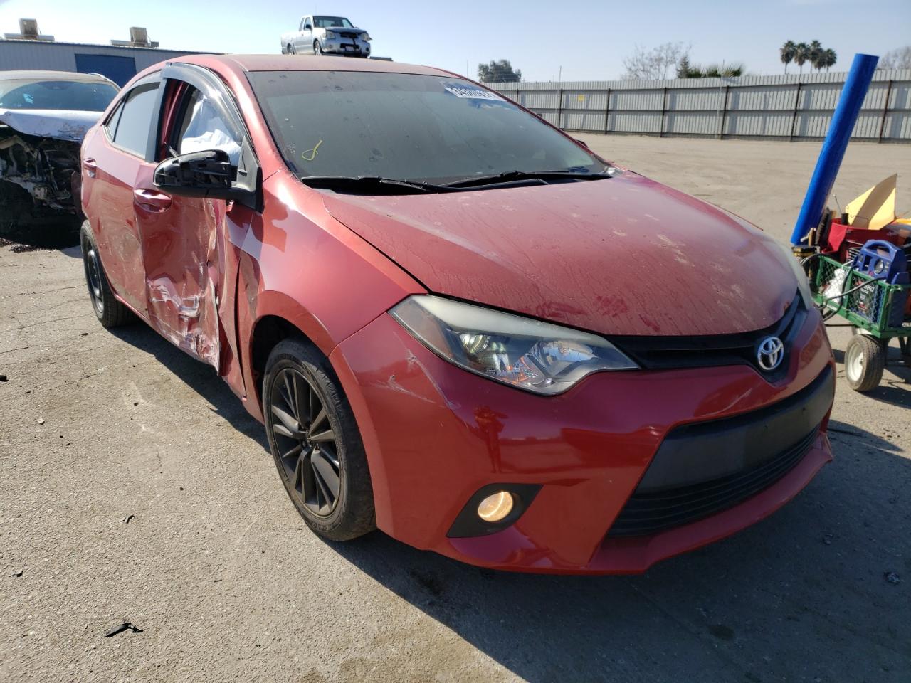 TOYOTA COROLLA L 2014 with VIN 5YFBURHE3EP087424 - Photo from auction
