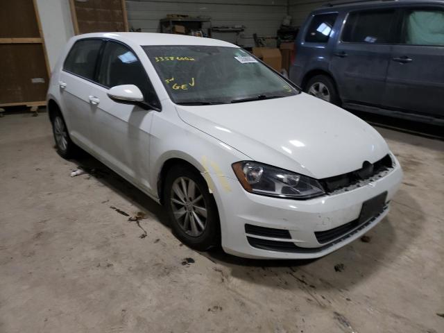 VOLKSWAGEN GOLF S 2017 with VIN 3VW217AU1HM076428 - Photo from auction